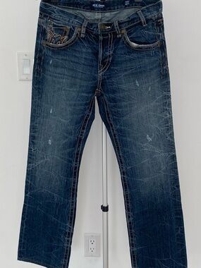 MEK Bizani Indigo Washed Men’s Relaxed Jeans